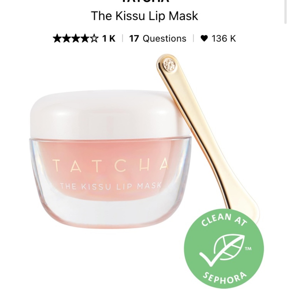 New Tatcha The Kissu Lip Mask 5g/0.1 oz